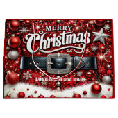 Santa's Belt Groot Cadeauzakje (Voorkant)