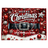 Santa's Belt Groot Cadeauzakje (Achterkant)