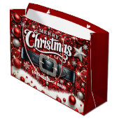 Santa's Belt Groot Cadeauzakje (Achterkant Gekanteld)