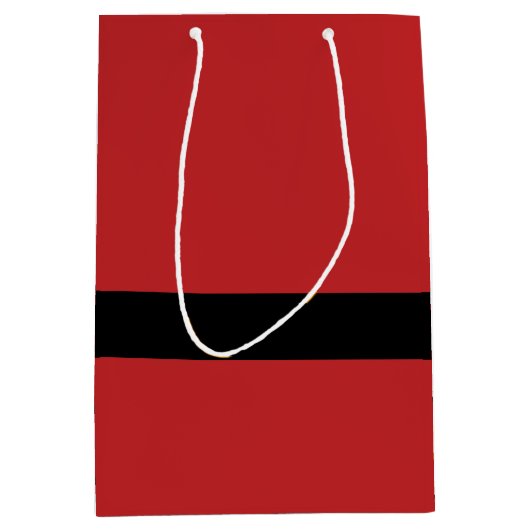 Santa's Belt Medium Cadeauzakje (Voorkant)