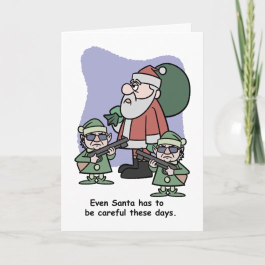 Santa's Beveiliging Kaart (Voorkant)