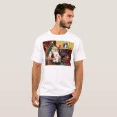 Santa's Bichon Frise #2 T-shirt (Voorkant volledig)