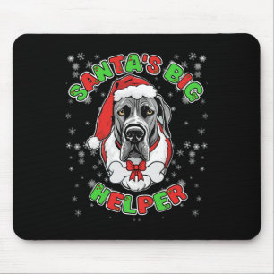 Santa's Big Helper Grote Deen Hondenliefhebber Ker Muismat