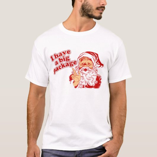 Santas Big Package T-shirt (Voorkant)