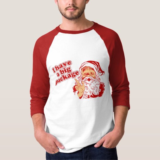Santas Big Package T-shirt (Voorkant)