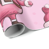 Santa's Blush Winter Wonderland inpakpapier (Rol Hoek)
