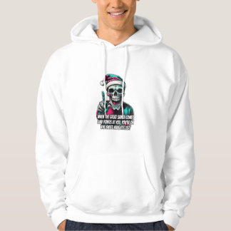 Santa's Bone Ondeugendheid Hoodie