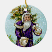 Santa's Boom Keramisch Ornament (Voorkant)