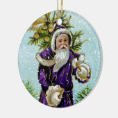 Santa's Boom Keramisch Ornament (Links)