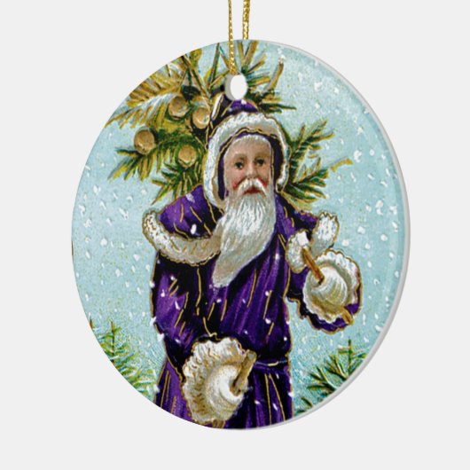 Santa's Boom Keramisch Ornament (Links)