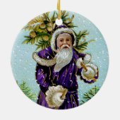 Santa's Boom Keramisch Ornament (Achterkant)
