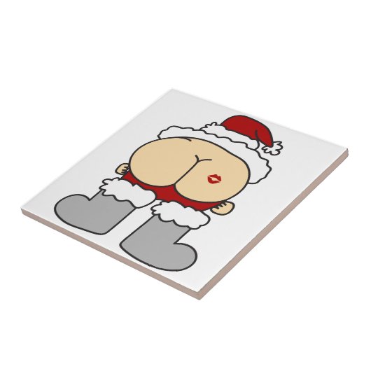 Santas Butt Tegeltje (Zijkant)