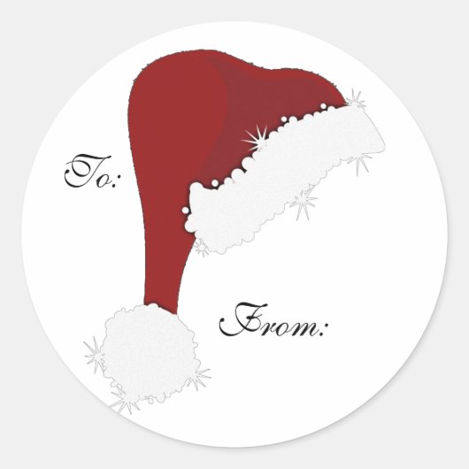 Santa's cadeau labels (Voorkant)