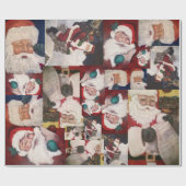 Santas  cadeaupapier (Vlak)