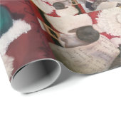 Santas cadeaupapier (Rol Hoek)