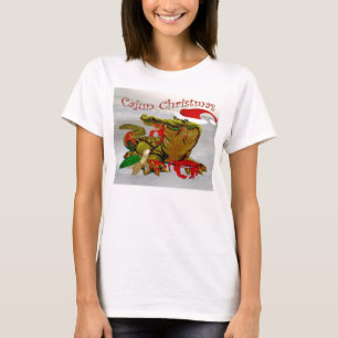 santas cajun kersttop t-shirt