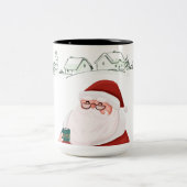 Santa's Cheer Two-Tone Coffee Mok (Center)
