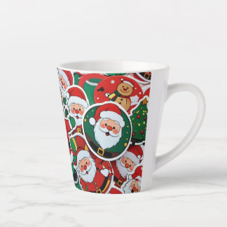 Santa's Cheerful Lette - Perfect voor vakantie sch Latte Mok