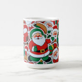 Santa's Cheerful Mok - Ideaal voor vakantie schepe (Center)