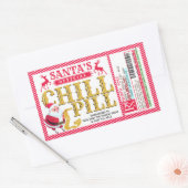 Santa's Chill Pill Christmas Sticker (Envelop)