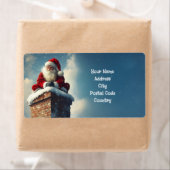 Santa's Chimney Pause: een glimlach van de winter Etiket (Insitu)