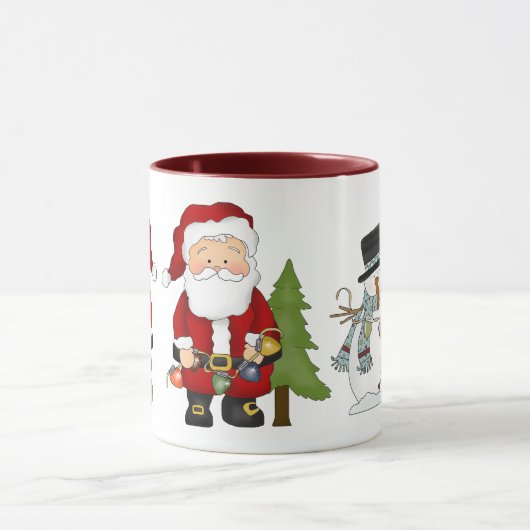 Santa's Christmas Coffee mok (Midden)