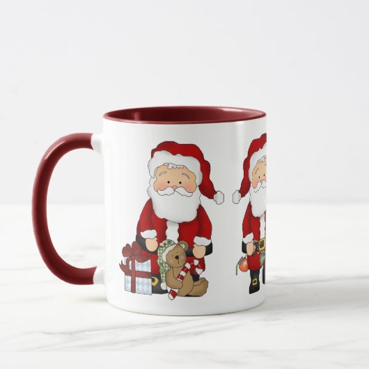 Santa's Christmas Coffee mok (Links)