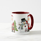 Santa's Christmas Coffee mok (Voorkant rechts)
