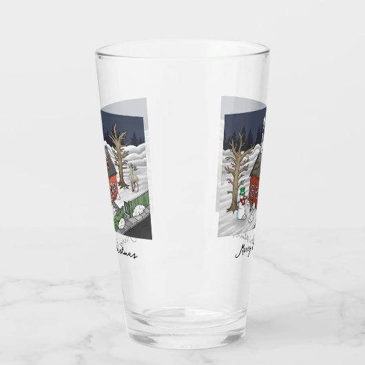 Santa's Christmas Eve Glas (Links)