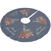 Santa's Christmas Eve Kerstboom Rok (Gekanteld)