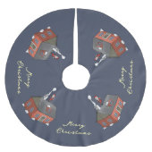 Santa's Christmas Eve Kerstboom Rok (Voorkant)