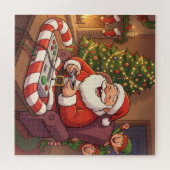 Santa's Christmas Game Break Legpuzzel (Horizontaal)