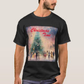 Santa's Christmas Graphic T-shirt (Voorkant)