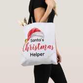 Santa's Christmas Helper Customizable Tote Bag (Dichtbij)