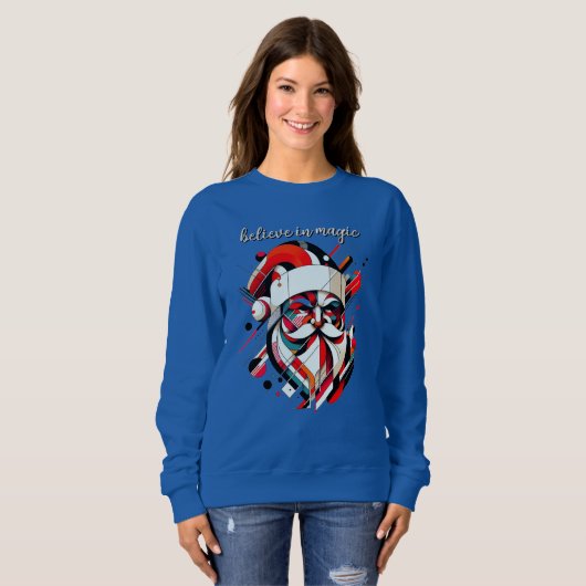Santa's Christmas Magic Touch Sweatshirt (Voorkant volledig)