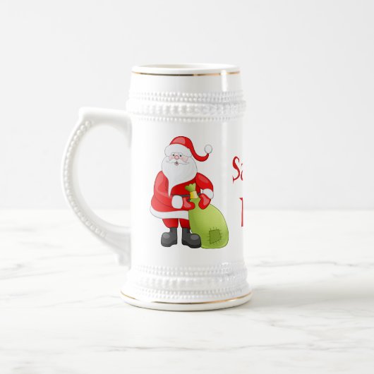 Santa's Christmas Stein Bierpul (Links)