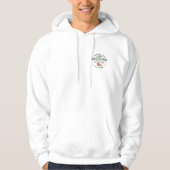 Santa's Christmas Tree Boerderij Logo  stijl Hoodie (Voorkant)