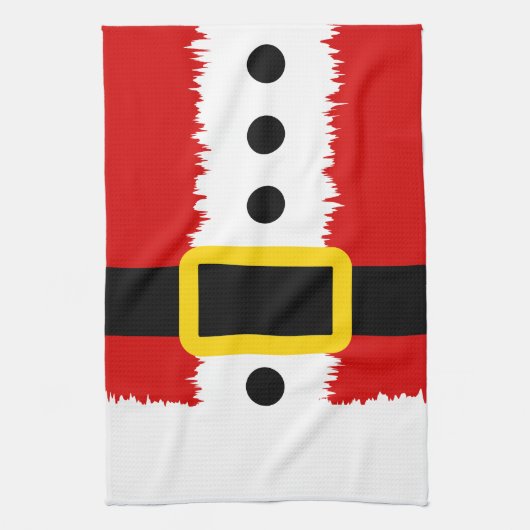 Santa's Coat Theedoek (Verticaal)