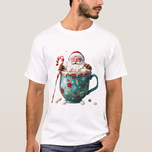 Santa's Cocoa Break T-shirt (Voorkant)