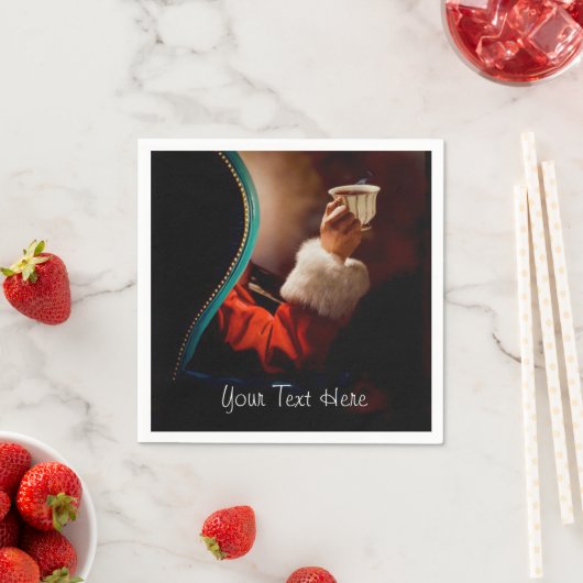 Santa's Coffee Break Vintage Servetten (Insitu)