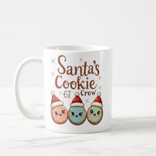 Santa's Cookie 67 Crew Koffiemok (Links)