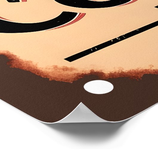 Santa's Cookie Co.  teken Poster (Hoek)