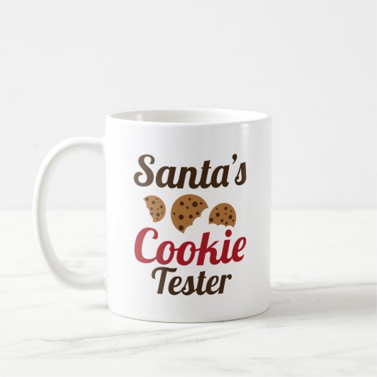 Santa's Cookie Tester Koffiemok (Links)