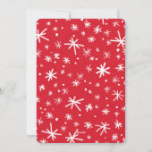 Santa's Cookies Holiday Kerstfeest Funny-fotokaart Feestdagenkaart (Achterkant)