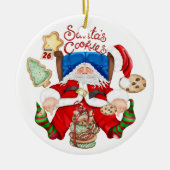 Santa's Cookies - SRF Keramisch Ornament (Voorkant)