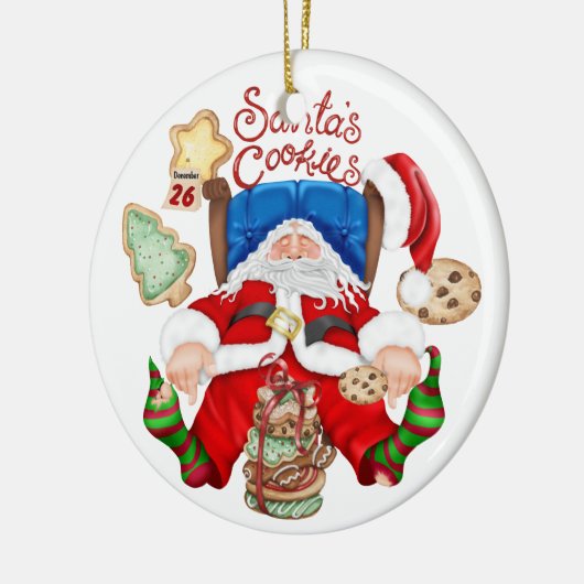 Santa's Cookies - SRF Keramisch Ornament (Links)