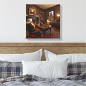 Santa's Cosy Nook Canvas Afdruk (Insitu (Slaapkamer))