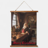 Santa's Cosy Nook Hangend Wandkleed (Voorkant)