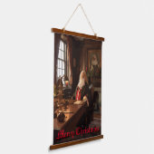 Santa's Cosy Nook Hangend Wandkleed (Gebogen)