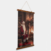 Santa's Cosy Nook Hangend Wandkleed (Gebogen)